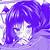 anime girl pfp aesthetic purple
