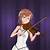 anime girl playing violin gif