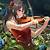 anime girl violin