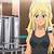 anime girl working out gif