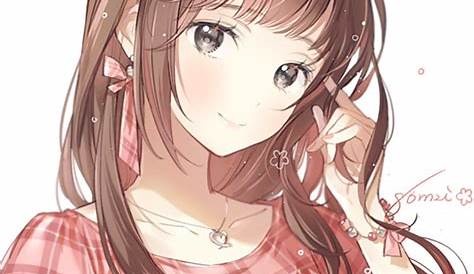 Girl Brown Eyes Ombre Hair Anime - Anime Wallpaper HD