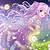 anime kawaii girl purple