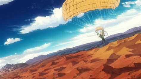 Anime Parachute Scene