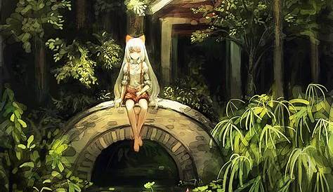 Nature Anime Girl Wallpapers Top Free Nature Anime Girl Backgrounds