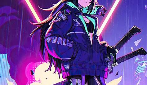 Neon Anime Wallpapers Top Free Neon Anime Backgrounds WallpaperAccess