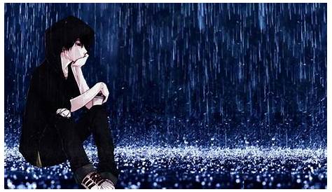 boy, alone, sad, anime 4k Wallpaper 4K