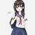 anime school girl poses