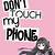 anime wallpaper girl dont touch my phone