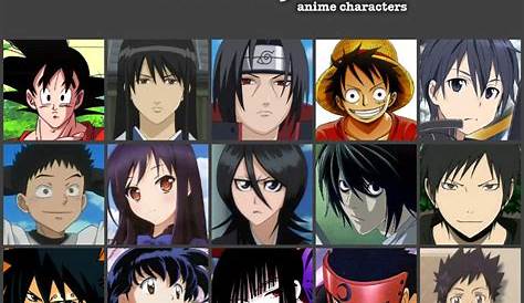 Black haired anime characters by jonatan7 on DeviantArt