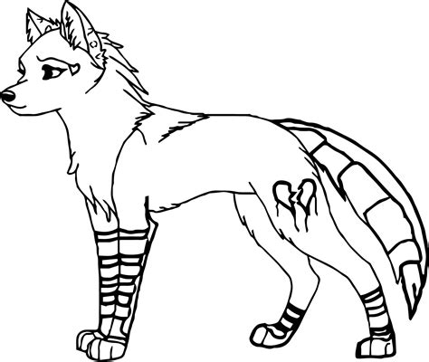 Anime Wolves Coloring Pages: A Fun And Creative Way To Relax