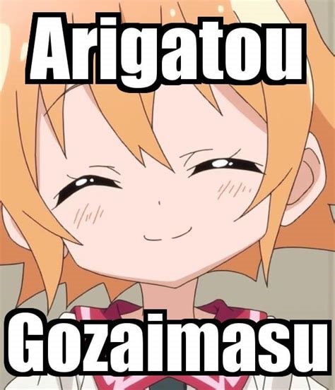 anime and arigatou gozaimasu