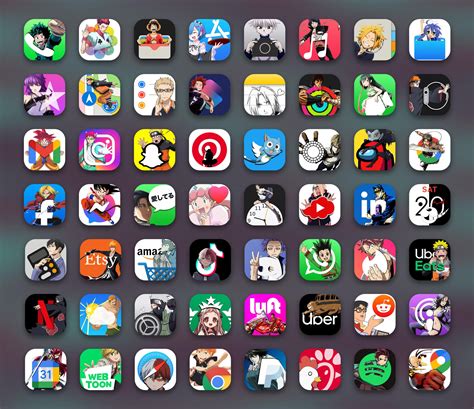 These Anime App Icons Android Download In 2023
