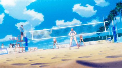 Anime Beach Volleyball Gif