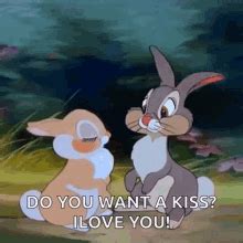Anime Bunny Kiss Gif