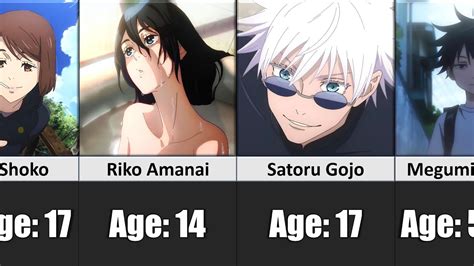 Anime Character Age List