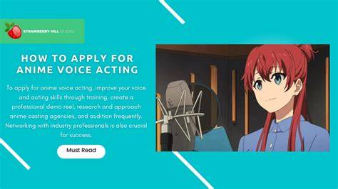 アニメキャラクター声優オーディションの様子