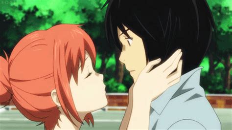 Anime Couple Kiss Gifs
