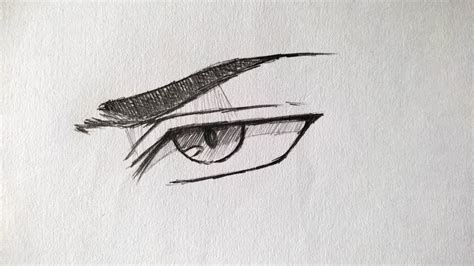 Anime eye drawing tutorial