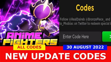 anime fighters codes 2022 april