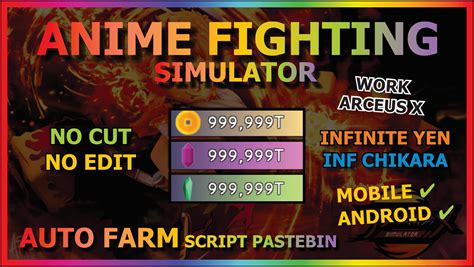 anime fighting simulator scripts inf chikara