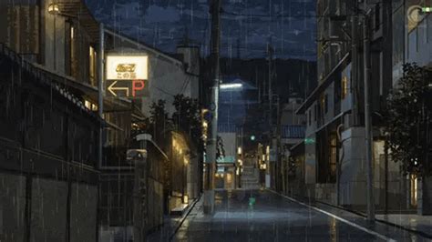 Anime Rain Gif Wallpaper Hachiman Wallpaper