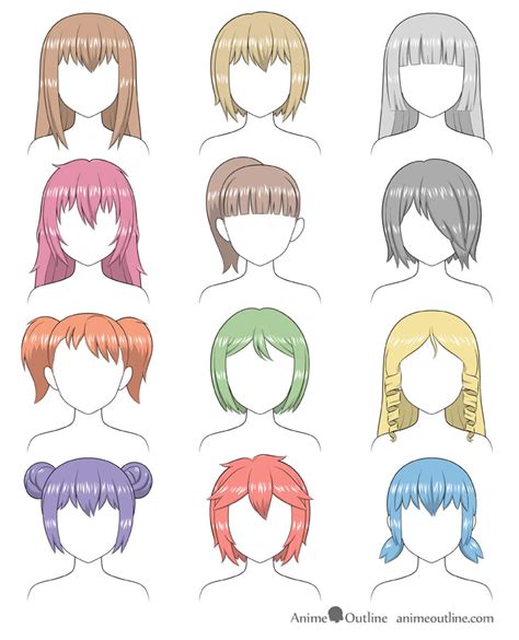 Anime Hairstyles Tutorial Step By Step