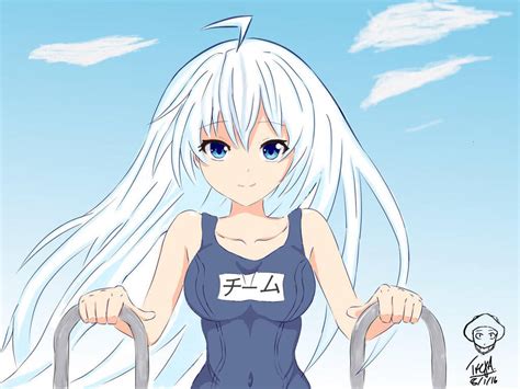 anime in swimming suit