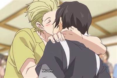 anime kiss gay