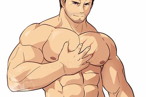 anime muscle gay