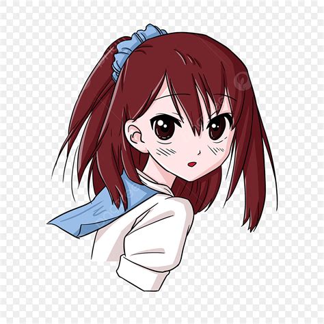 Cute Anime Girl PNG File PNG All