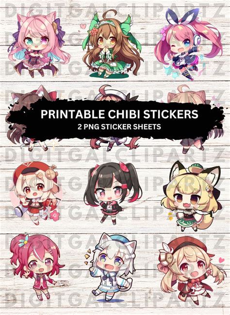 Anime Printable Stickers