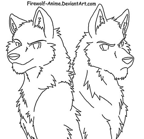 Anime Wolves Coloring Pages: A Fun And Creative Way To Relax