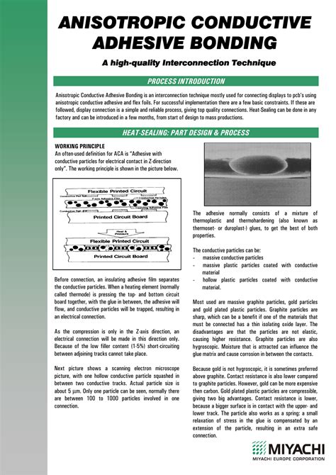 Anisotropic Conductive Glue
