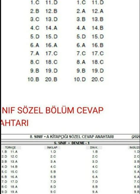 Puan Yayınları 8. Sınıf LGS Türkçe 10+1 Deneme 1. Deneme