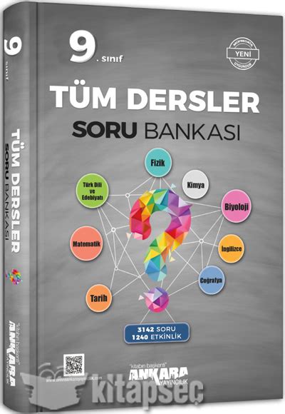Ankara Yayıncılık 9 Sınıf Tüm Dersler Soru Bankası Çözümleri