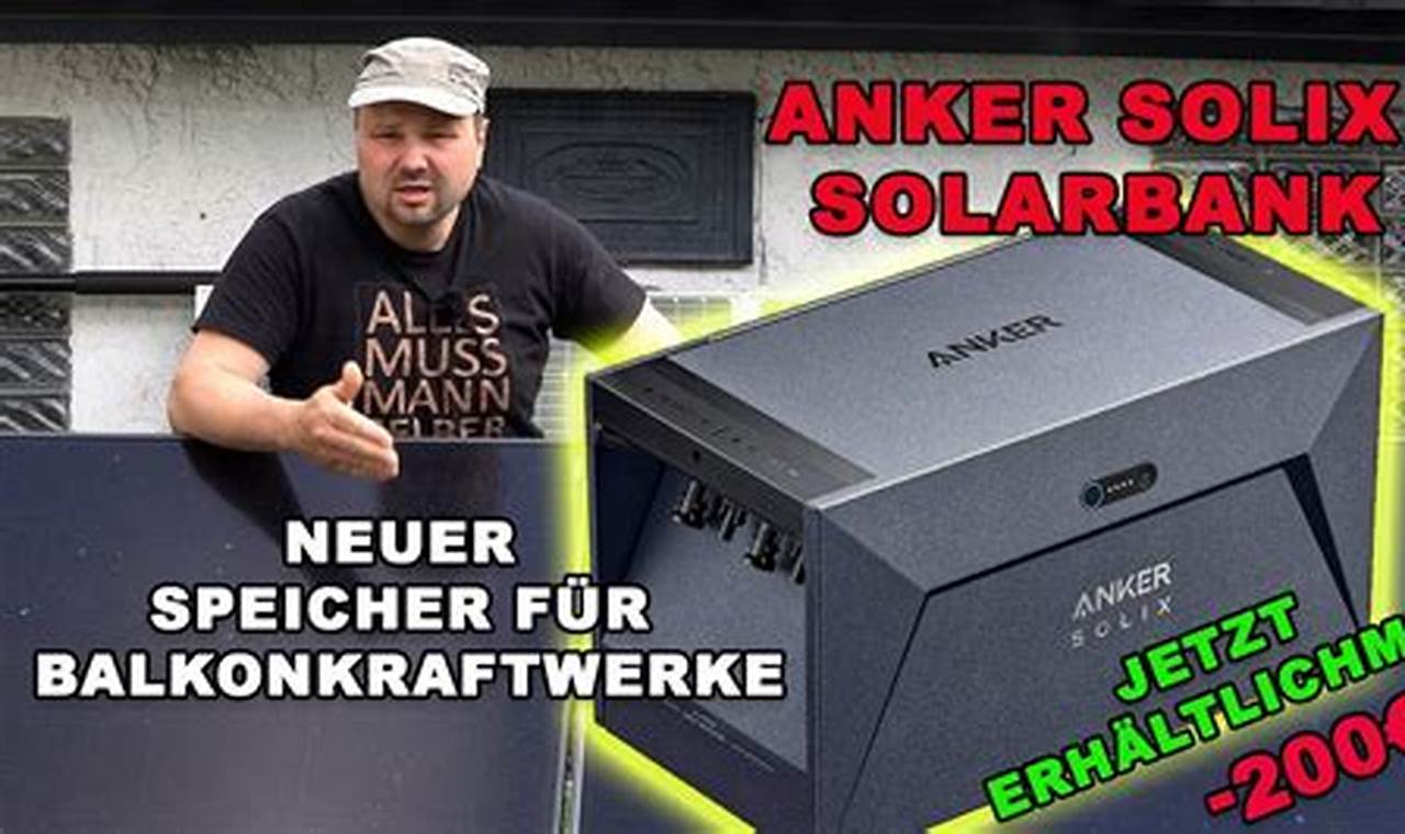 anker solix solarspeicher