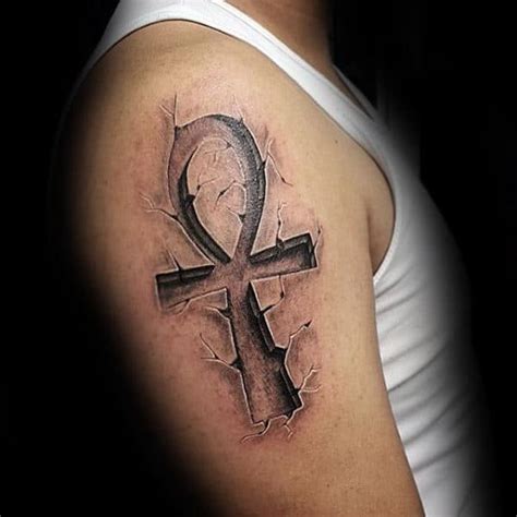 Cool Ankh Cross Tattoo Designs References
