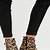 ankle leopard print boots