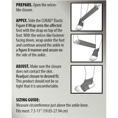 ankle figure 8 wrap