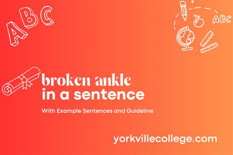 Ankle Making Sentence