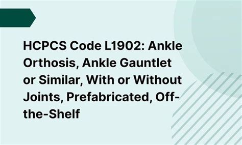 Ankle Support Cpt Code