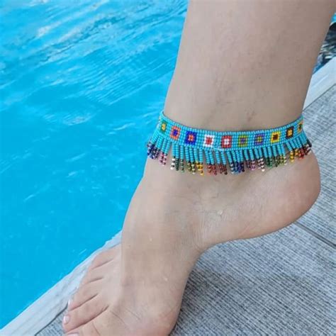 Anklet Colourful Beads