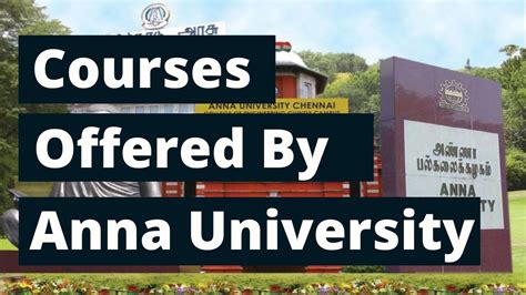 anna university course admissions