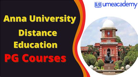anna university distance education courses