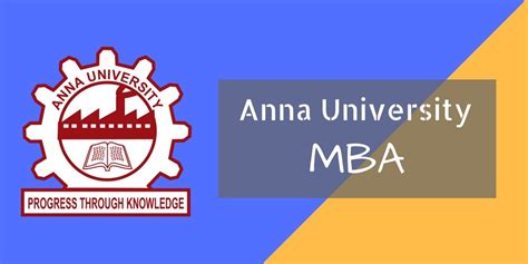 anna university mba distance education
