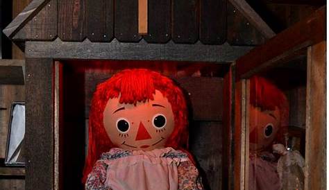 The Real Annabelle Doll that is located in the Warren's