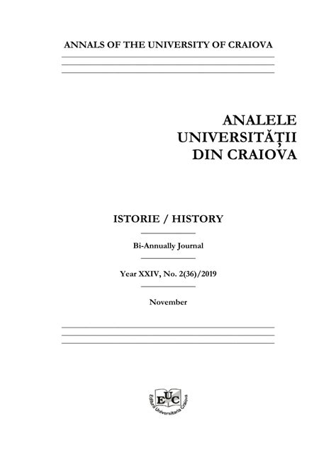 annals of the university of craiova