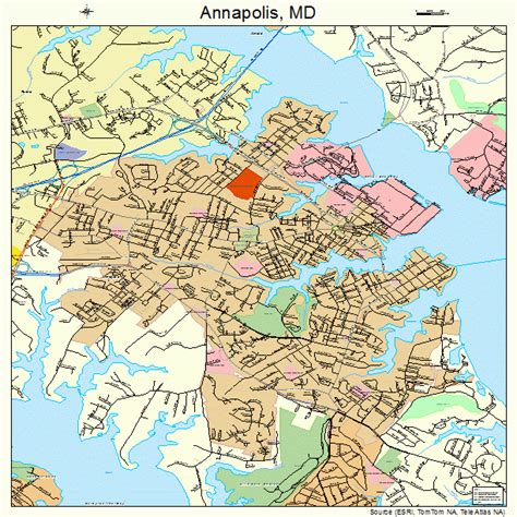 annapolis md map of streets