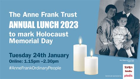 anne frank trust annual lunch