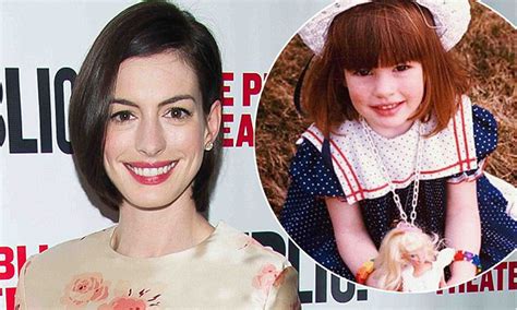 anne hathaway child photos